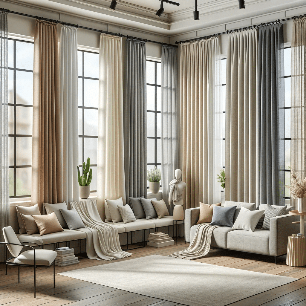 Variedad de cortinas minimalistas en colores modernos | Persianas DF