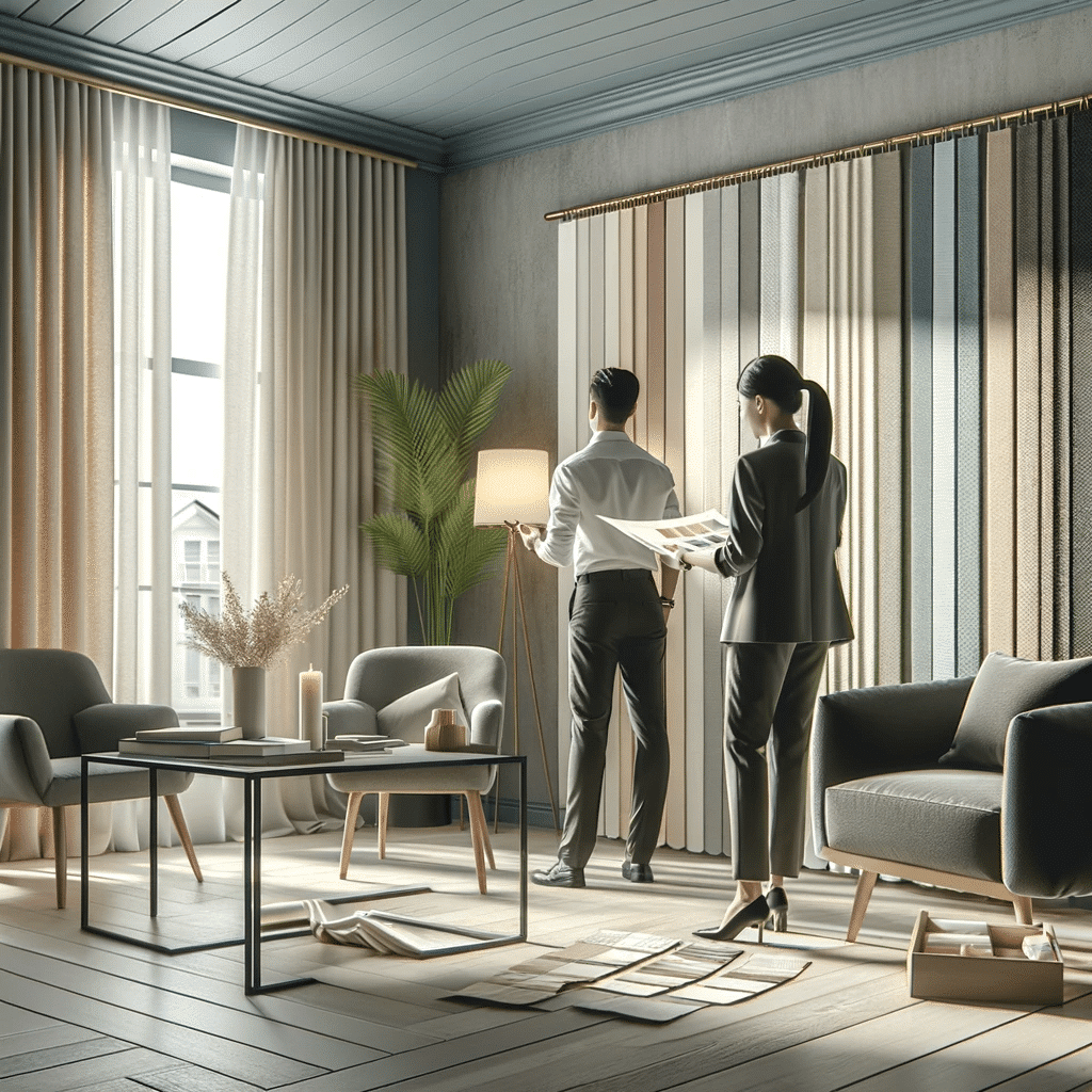 Consulta de diseño para elección de cortinas minimalistas | Persianas DF