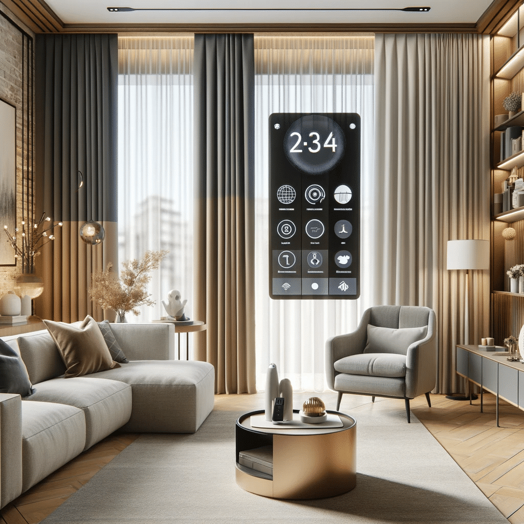 Salón moderno con tendencias en cortinas. Toque de elementos con ideas de decoración y tela. | Persianas CDMX.