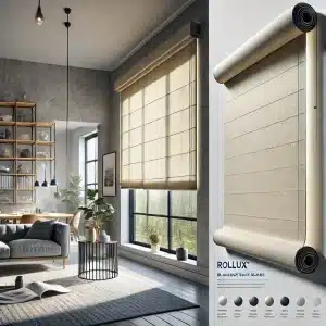 Persianas Enrollables Tejido Black Out Rollux Stucco