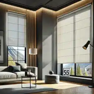 Persianas Enrollables Blackout Rollux Vision Crystal 550