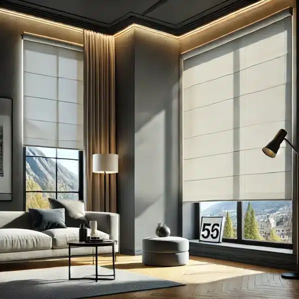Persianas Enrollables Blackout Rollux Vision Crystal 550